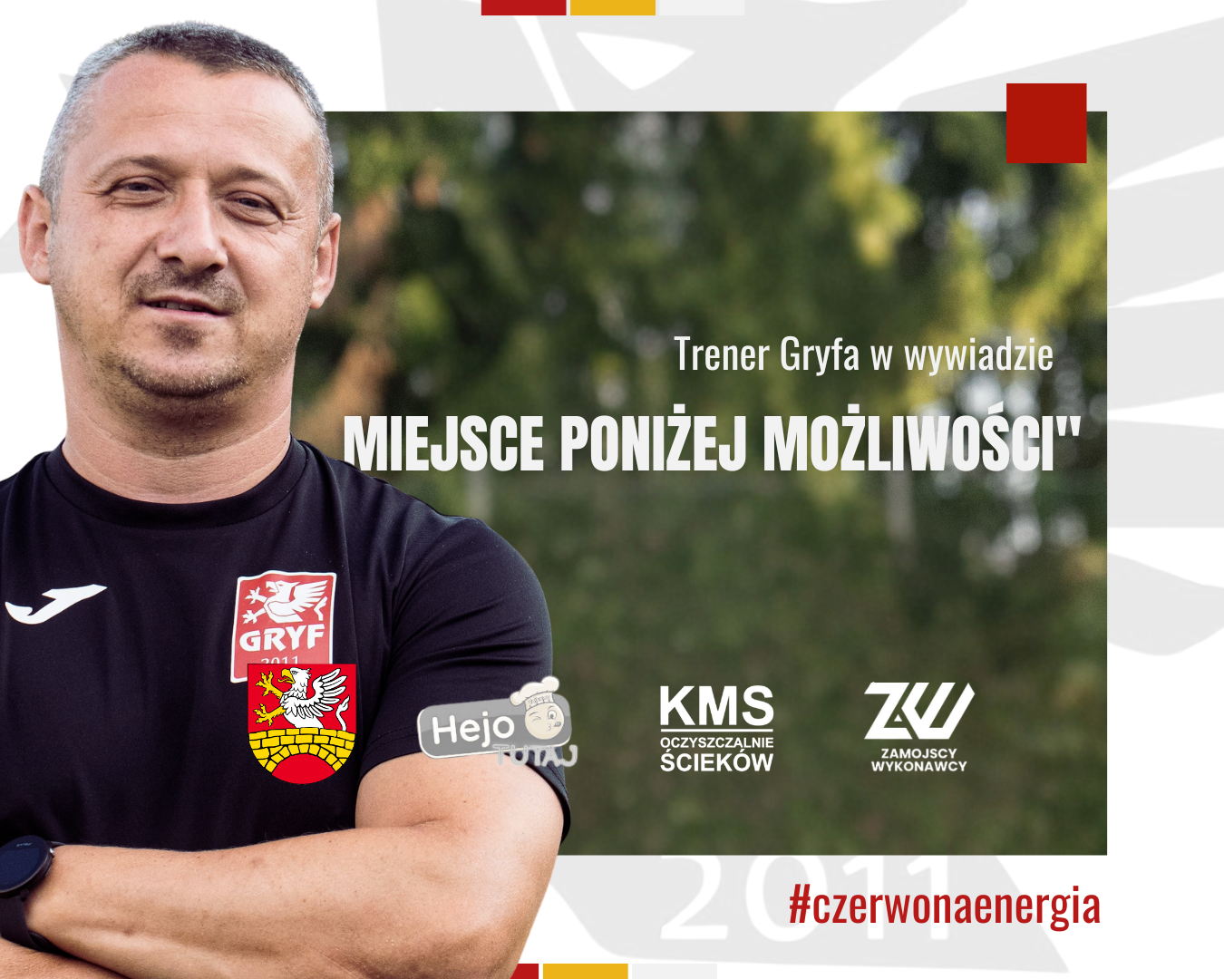 Trener Luterek o jesieni Gryfa: Miejsce poniżej możliwości zespołu